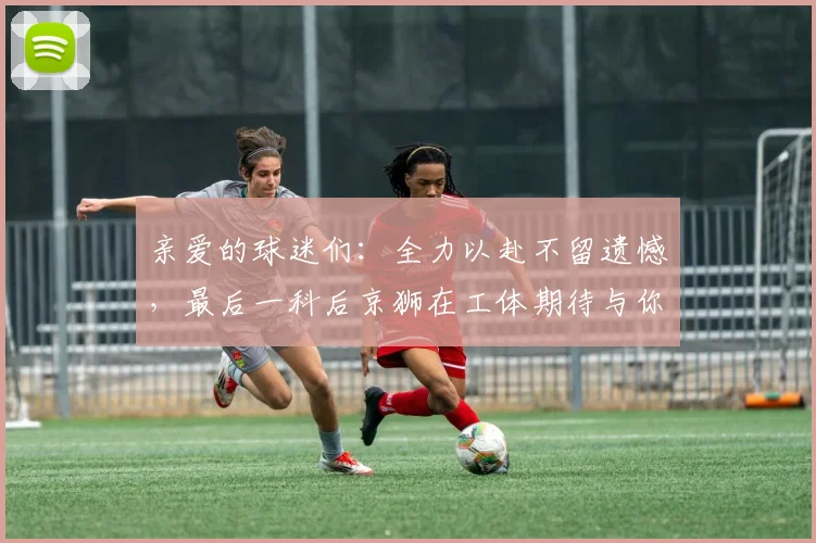 亲爱的球迷们:全力以赴不留遗憾,最后一科后京狮在工体期待与你相聚